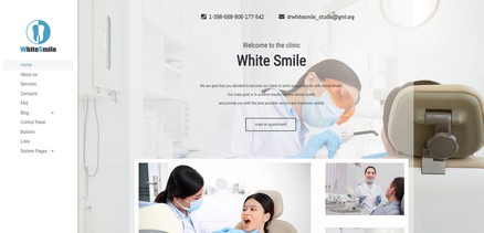 WhiteSmile - Dental and Medical Professionals Joomla Template