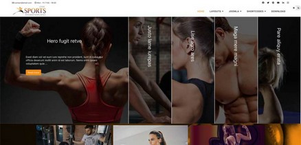 Mx-joomla220 - Sport Pilates Fitness Joomla 4 Template