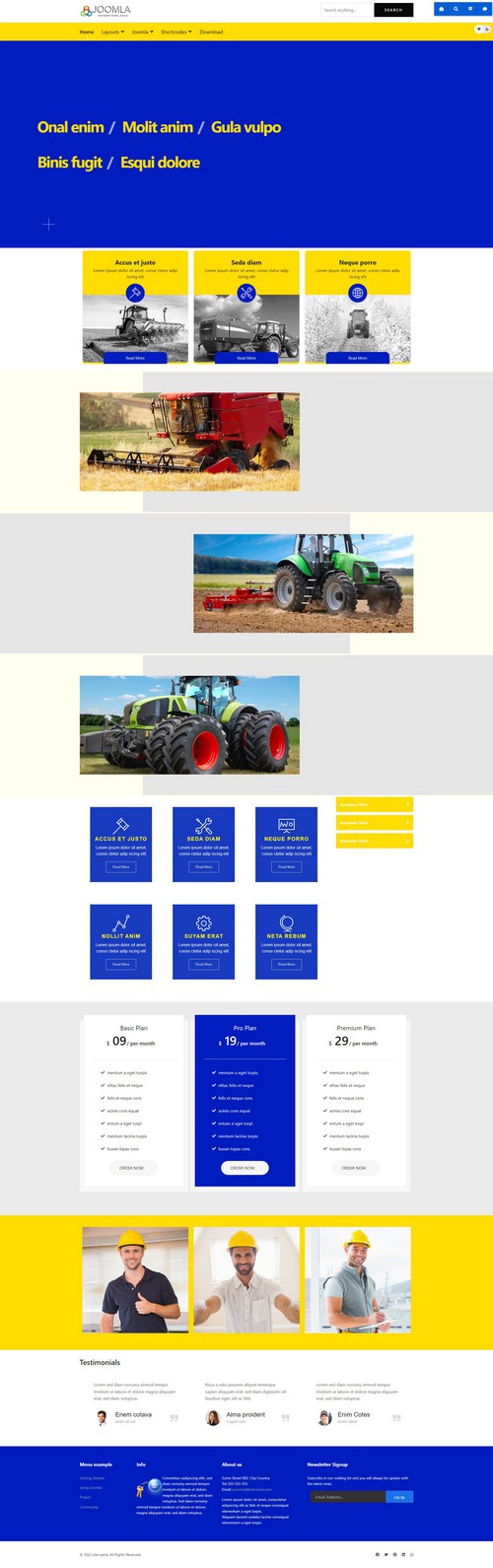Mx_joomla224 - Professional Agrarian Equipment Joomla 4 Template