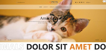 Mx-joomla235 - Responsive Pets Care Joomla Template