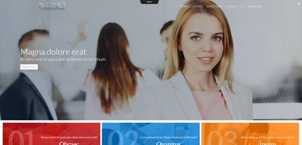 Ol Bizznet - Joomla 4 Template Business Corporate Websites