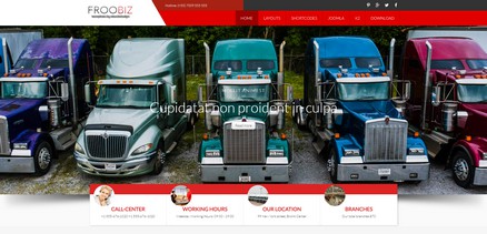 Ol Froobiz - Joomla 4 Template for Shipping Logistic Sites