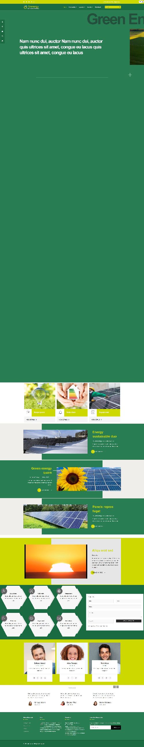 Ol Grenergy - Joomla 4 Template for Ecological Project Site