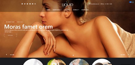 Ol Liquid - Joomla Template for Beauty Salon Websites