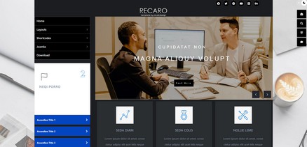 Ol Recaro - Corporate Business Websites Joomla Template