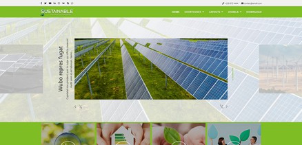 Ol Sustainable - Responsive Green Energy Joomla 4 Template