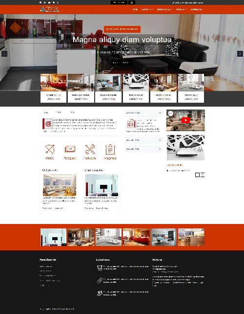 Ol Tecal - Joomla Template for Interior Design Websites