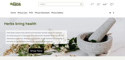 Phoca Nature - Joomla 4 Template Gantry 5 eCommerce Websites