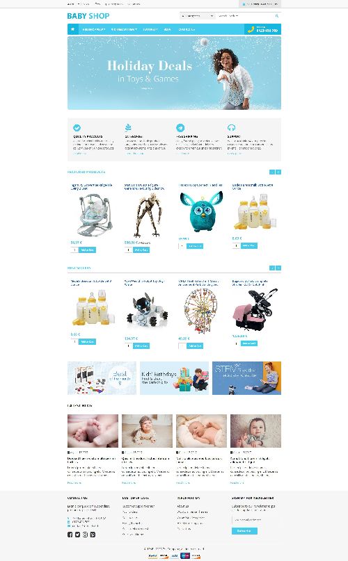 BabyShop - Joomla 4 Template for HikaShop & VirtueMart