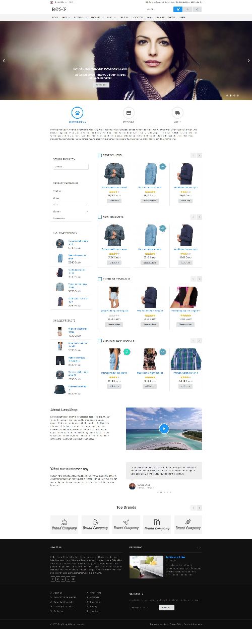 EasyShop - Joomla 4 Template for Large Online Stores Sites