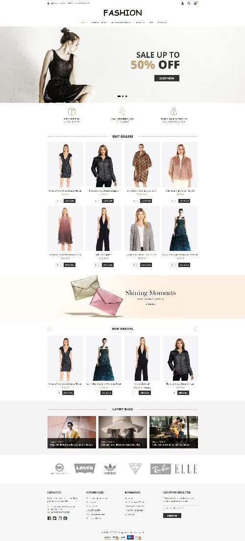 Fashion - Joomla 4 Template for creating eCommerce Websites
