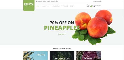 Fruity - Joomla 4 Template for creating eCommerce Websites