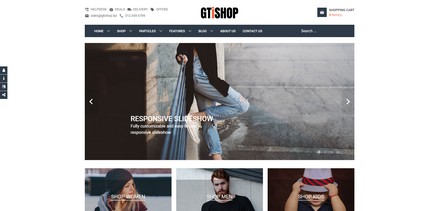 GTiShop - HikaShop Joomla 4 eCommerce Template websites