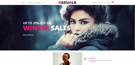 Haduala - Joomla 4 Template for creating eCommerce Websites