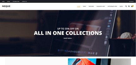 Neque - Joomla 4 Template for creating eCommerce Websites