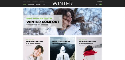 Winter - Joomla 4 Template for creating eCommerce Websites