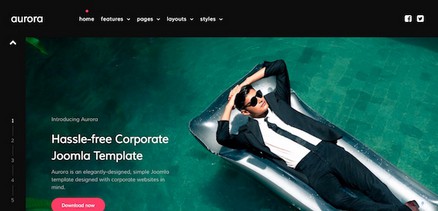 Aurora - Corporate Agency & Business Joomla 4 Template