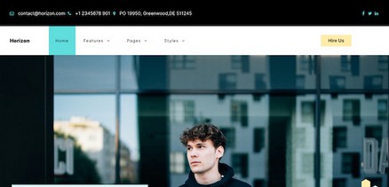 Horizon - Digital Agency, start – up Joomla 4 Template