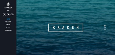 Kraken - Joomla 4 Template for Portfolio, Traveller, Blogger