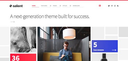 Salient - Startups, Creative Agency Joomla 4 Template