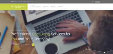 Big Business - Business and Corporate Joomla 4 Template