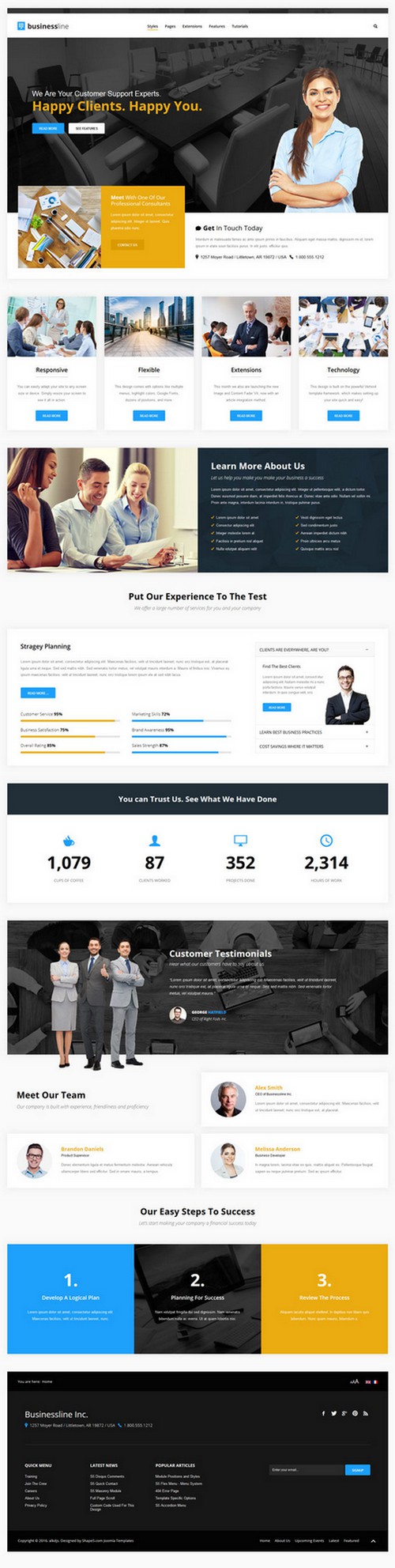 Business Line - Business and Corporate Joomla 4 Template