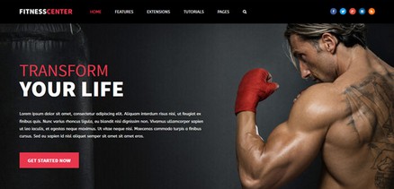 Fitness Center - Gym or Personal Training Joomla 4 Template