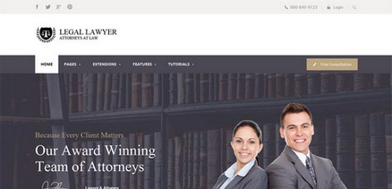 Legal Laywer - Legal firms, Layers and Attorneys Joomla 4 Template