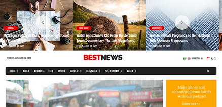BestNews - Responsive News & Magazine Joomla 4 Template