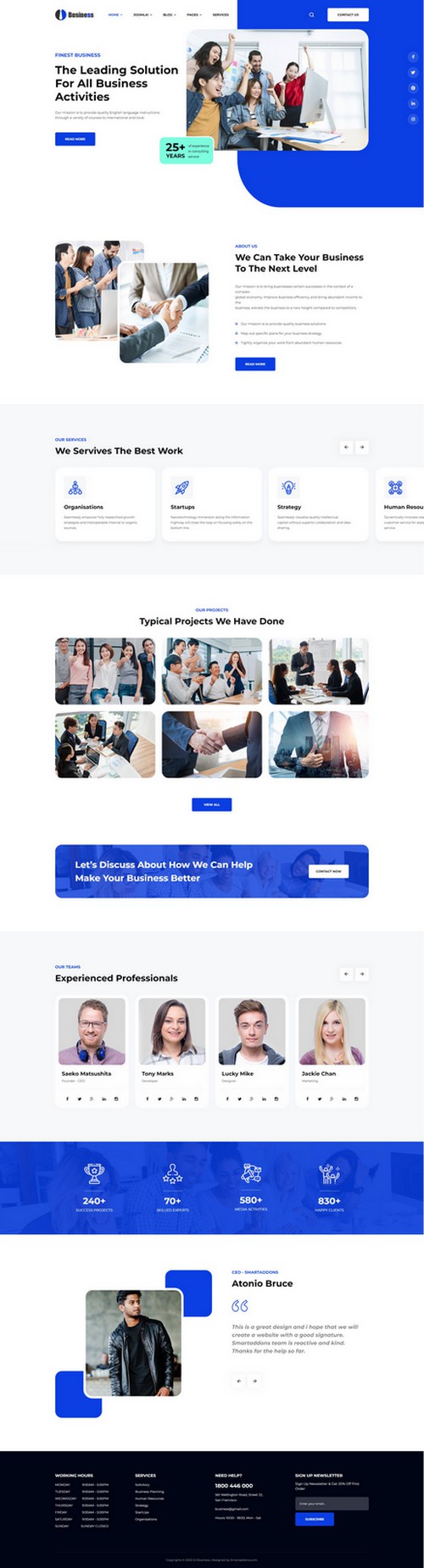 Business - Responsive Business Consulting Joomla 4 Template