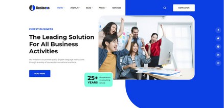 Business - Responsive Business Consulting Joomla 4 Template