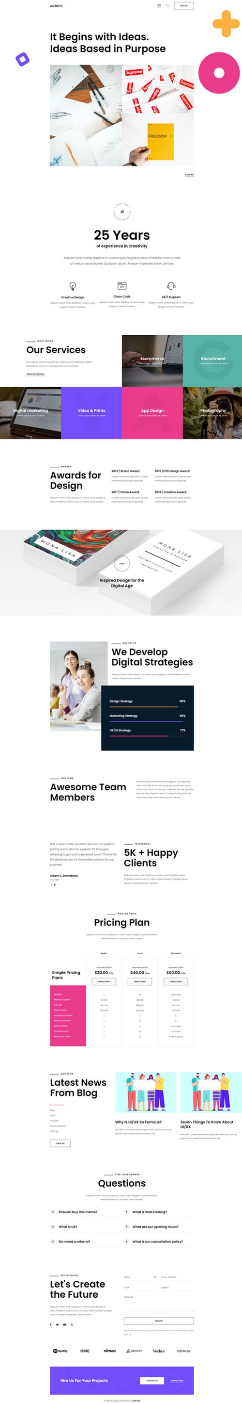 Agency - Business Freelancers and Agencies Joomla 4 Template