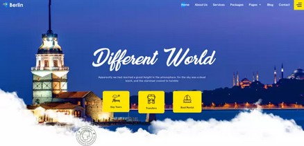 Berlin - Travel and Tourism Services Joomla 4 Template