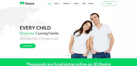 Desire - Charity, Fundraising and Non-profit Joomla 4 Template