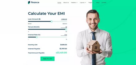 Finance - Joomla 4 Template for Loan and Finance Services