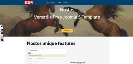 Nostos - Free Responsive Versatile Joomla Template