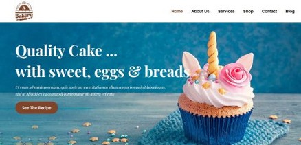 Bakery - Cake & Bakery Products Shop Joomla 4 Template