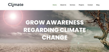 Climate - Joomla 4 Template for Environment Protection Sites