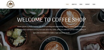 Coffee Shop  - Responsive Coffee Shop Joomla 4 Template
