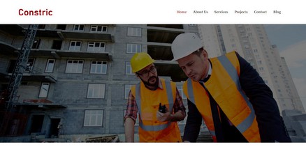 Constric - Construction Company Websites Joomla 4 Template