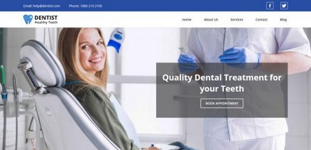 Dentist & Doctor - Joomla 4 Template for Medical Websites