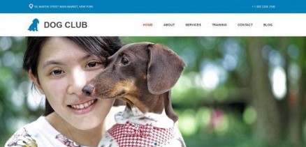 Dog Club - Responsive Dog Club Joomla 4 Template Websites