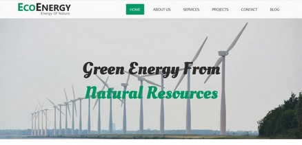 Eco Energy - Natural Resources Business Joomla 4 Template
