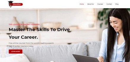 Education - Online Courses eLearning Free Joomla 4 Template