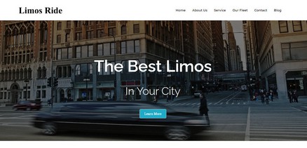 Limos ride - Responsive Limousine Car Rent Joomla 4 Template