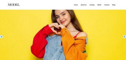 Model - Fashion Model Agency Free Premium Joomla 4 Template