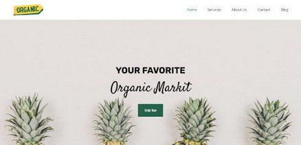 Organic Food - Organic Food Store Joomla 4 Template Websites