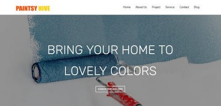 Paintsy Hive - Home Renovation Free Joomla 4 Template Sites