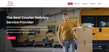 Pedal Express - Courier Delivery Service Joomla 4 Template