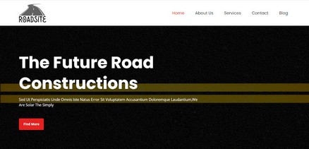 Road site - Professional Road Construction Joomla 4 Template
